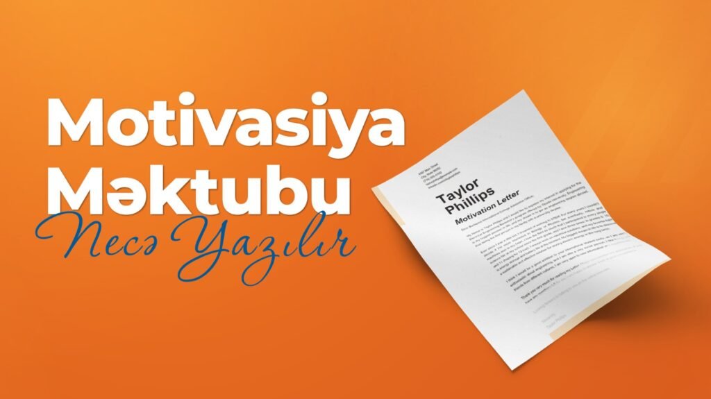 Motivasiya məktubu